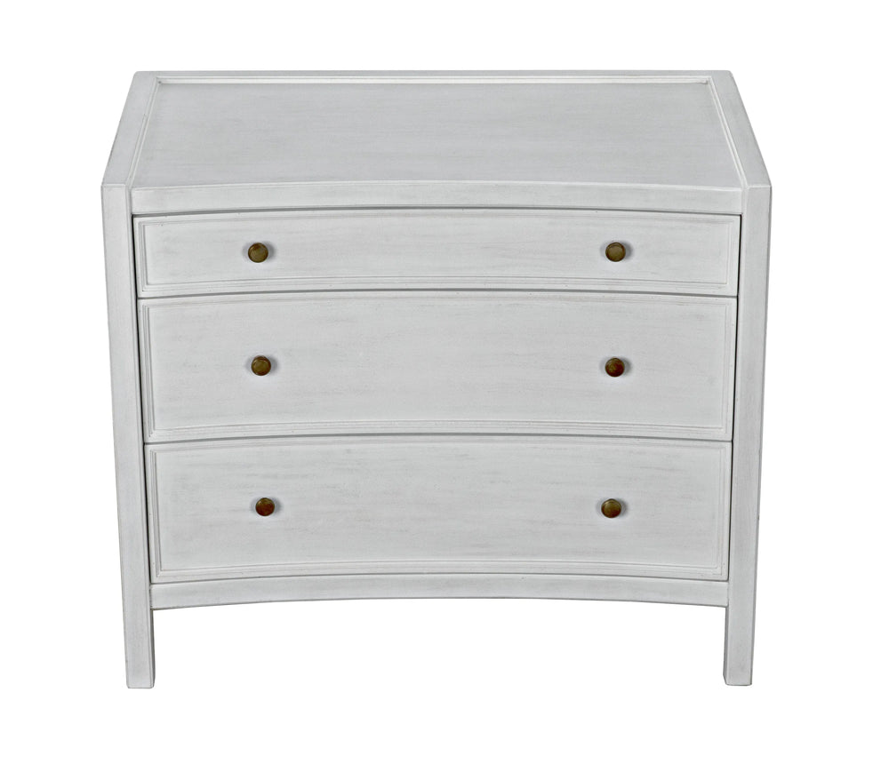 American Home Furniture | Noir - Hampton Side Table,White Wash