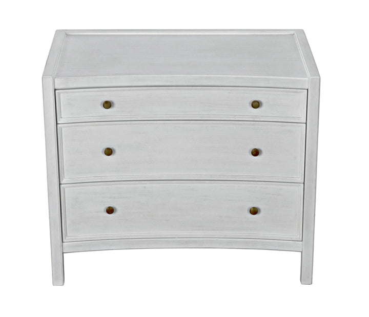 American Home Furniture | Noir - Hampton Side Table,White Wash