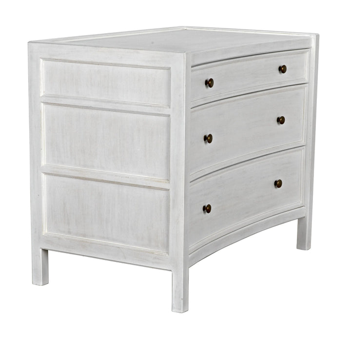 American Home Furniture | Noir - Hampton Side Table,White Wash