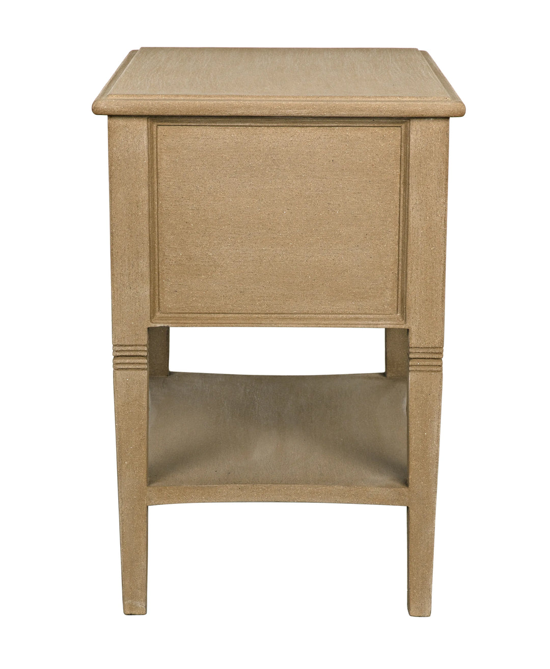 American Home Furniture | Noir - Oxford 2-Drawer Side Table Weathered