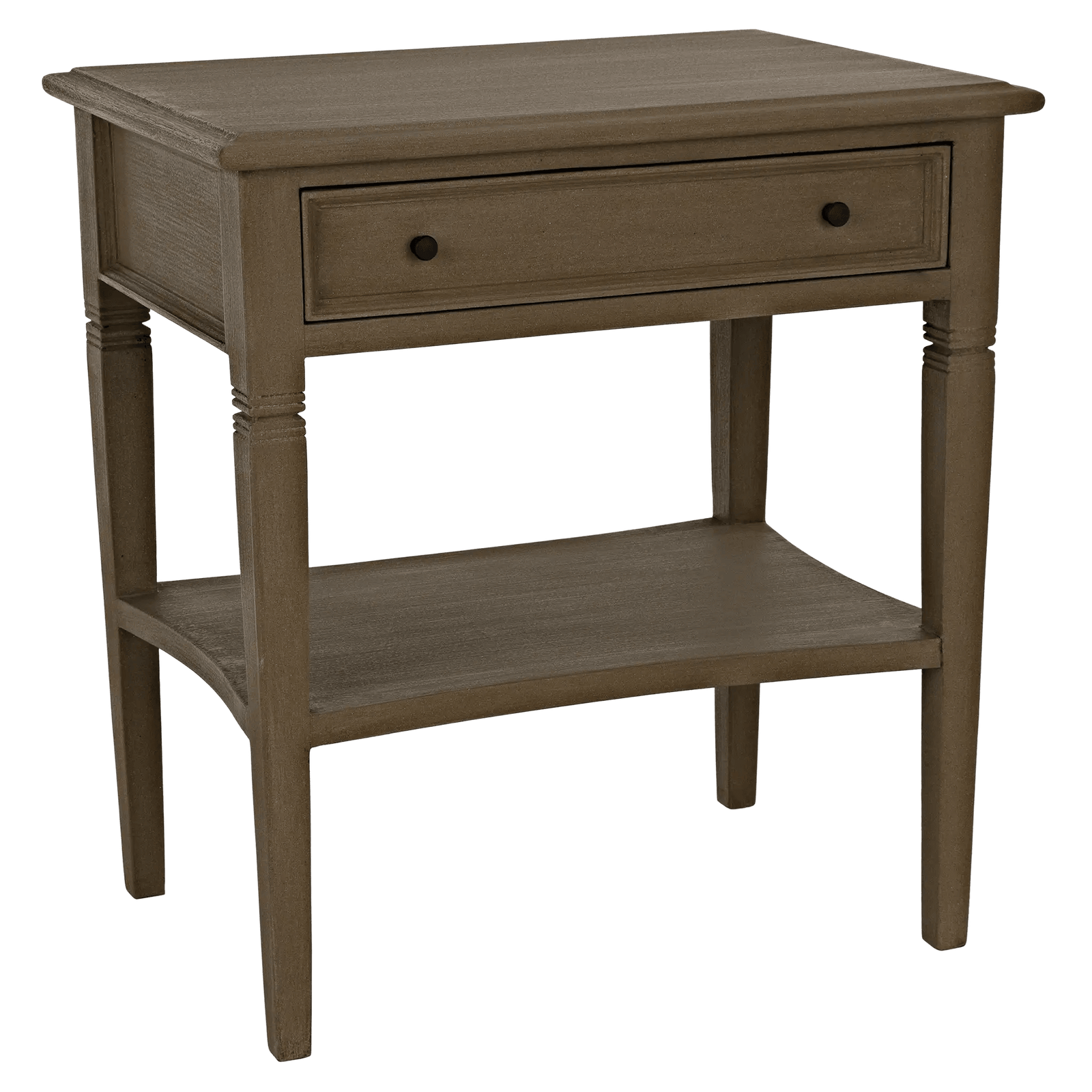 Noir Oxford 1-Drawer Side Table, Weathered ACCENT TABLES