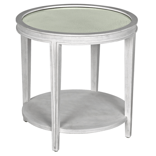 Noir Imperial Side Table, White Wash ACCENT TABLES