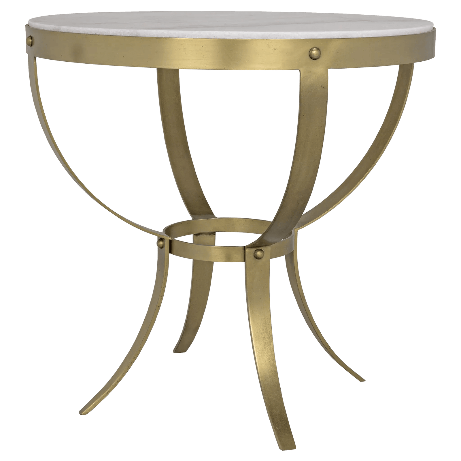 Noir Byron Side Table 86" - Antique Brass ACCENT TABLES