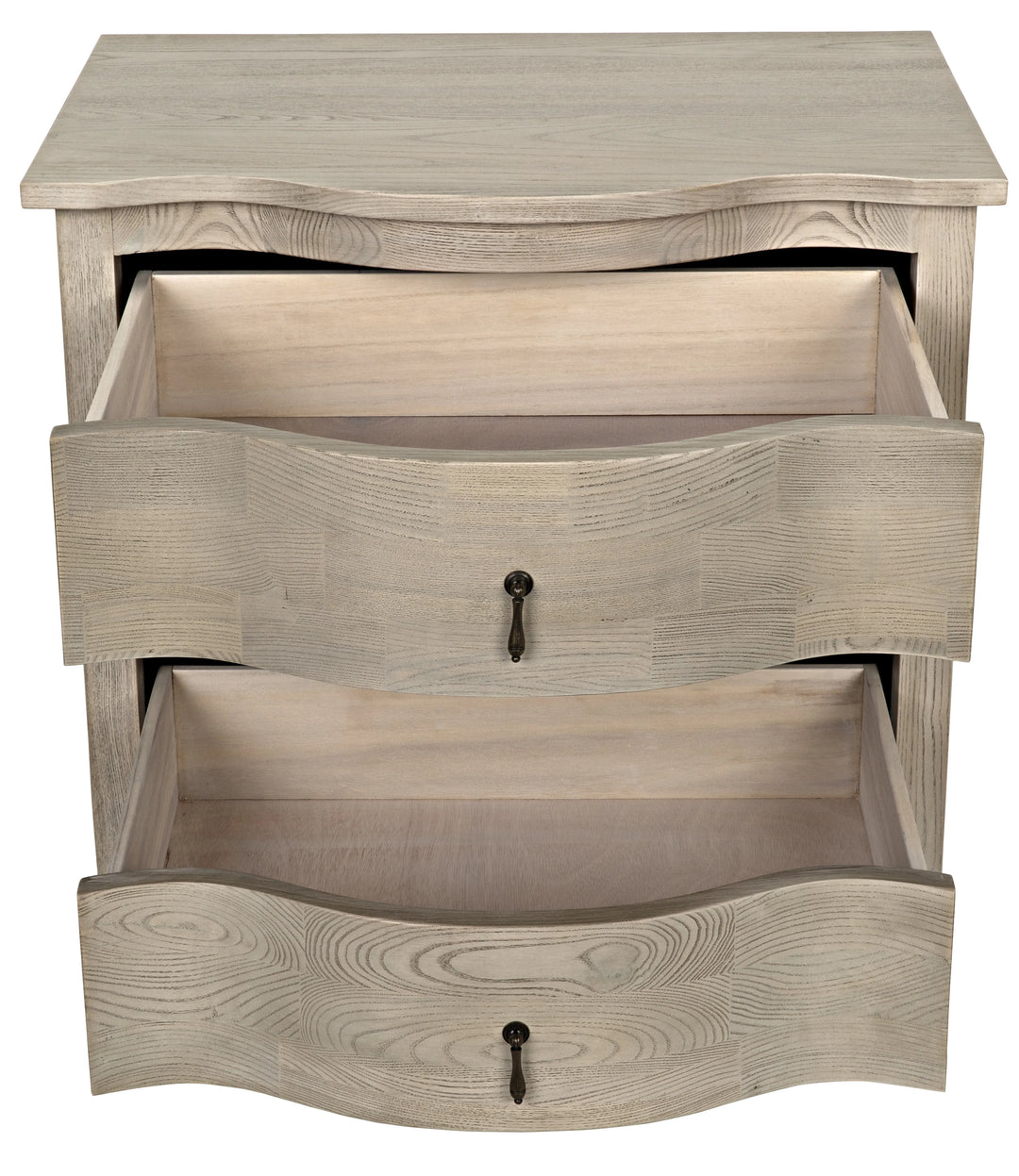 American Home Furniture | Noir - Curved Front Side Table