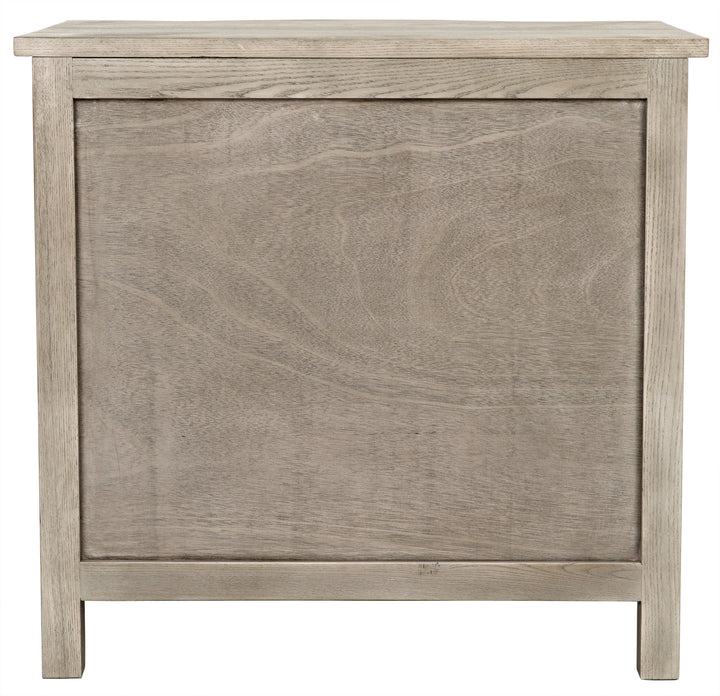 American Home Furniture | Noir - Curved Front Side Table