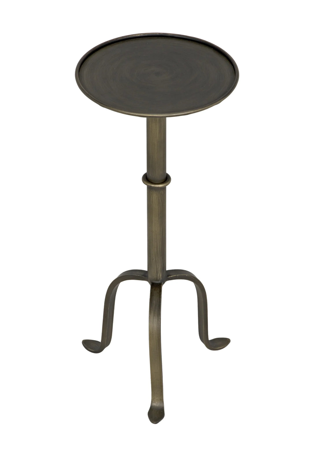 Tini Side Table, Metal with Aged Brass Finish