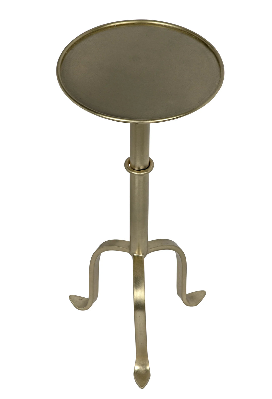 Tini Side Table, Metal with Brass Finish