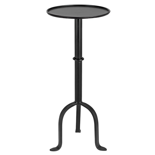 Noir Tini Side Table, Black Steel ACCENT TABLES