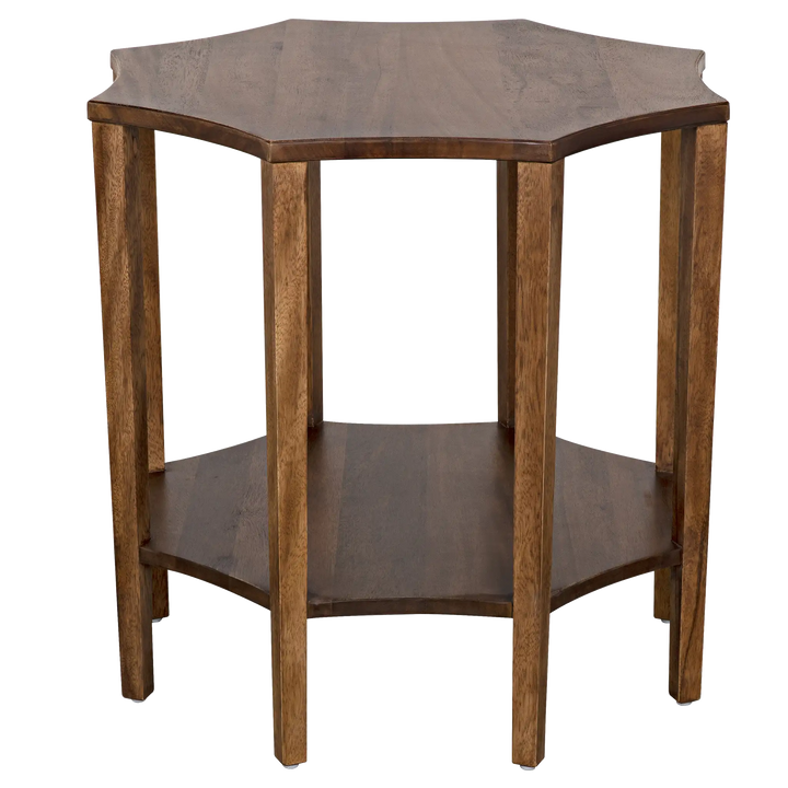 American Home Furniture | Noir - Ariana Side Table, Dark Walnut