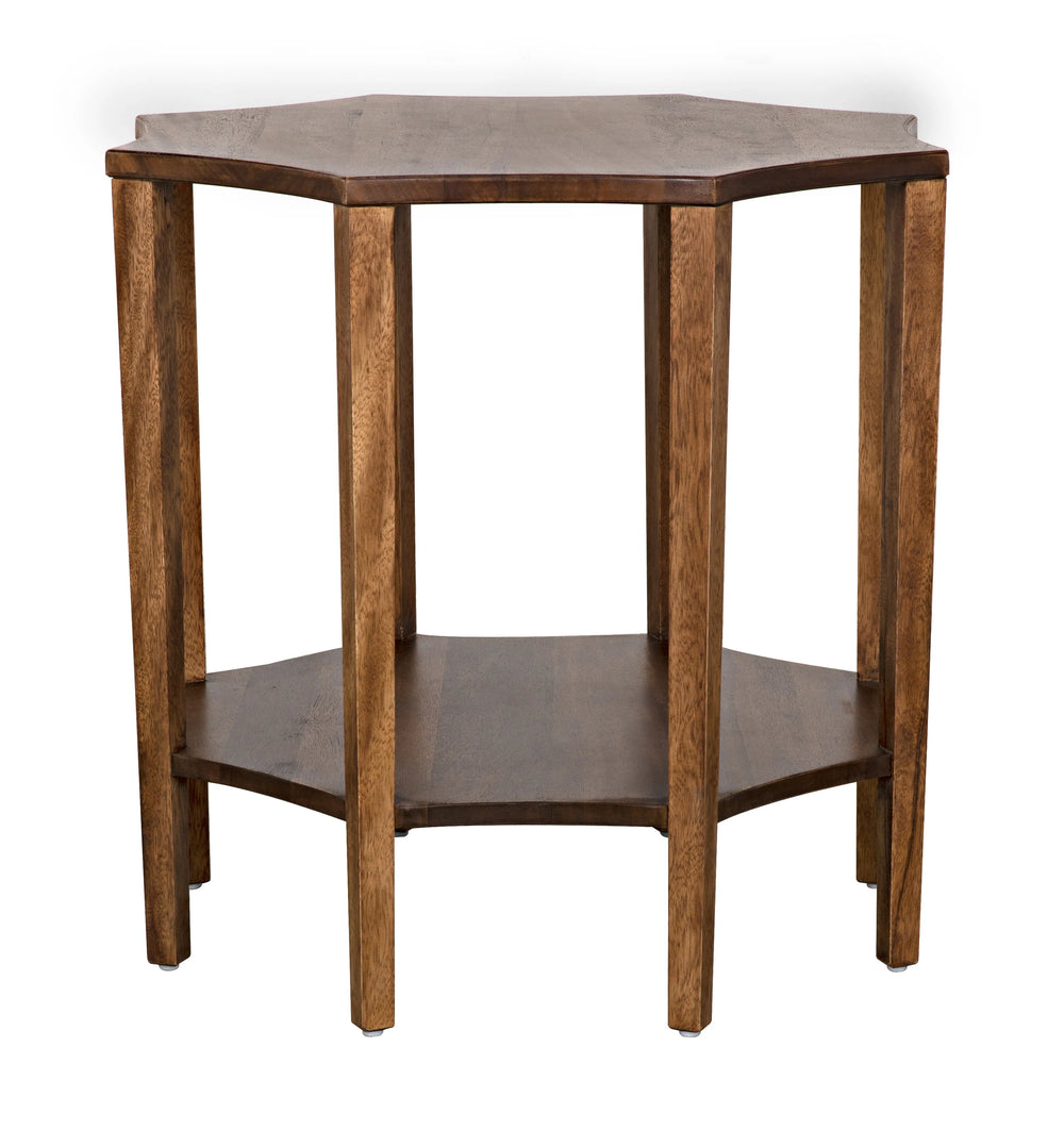 American Home Furniture | Noir - Ariana Side Table, Dark Walnut