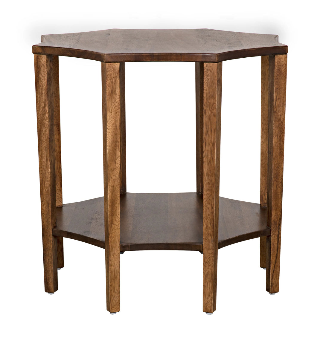 American Home Furniture | Noir - Ariana Side Table, Dark Walnut