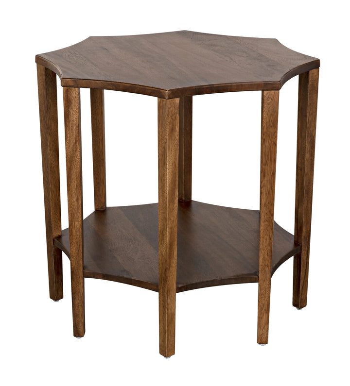 American Home Furniture | Noir - Ariana Side Table, Dark Walnut