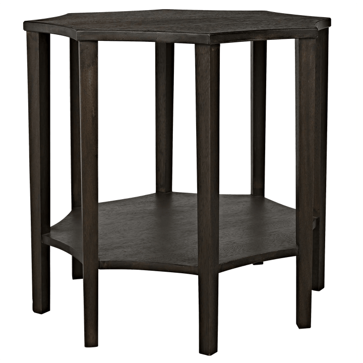 Noir Ariana Side Table, Ebony Walnut ACCENT TABLES