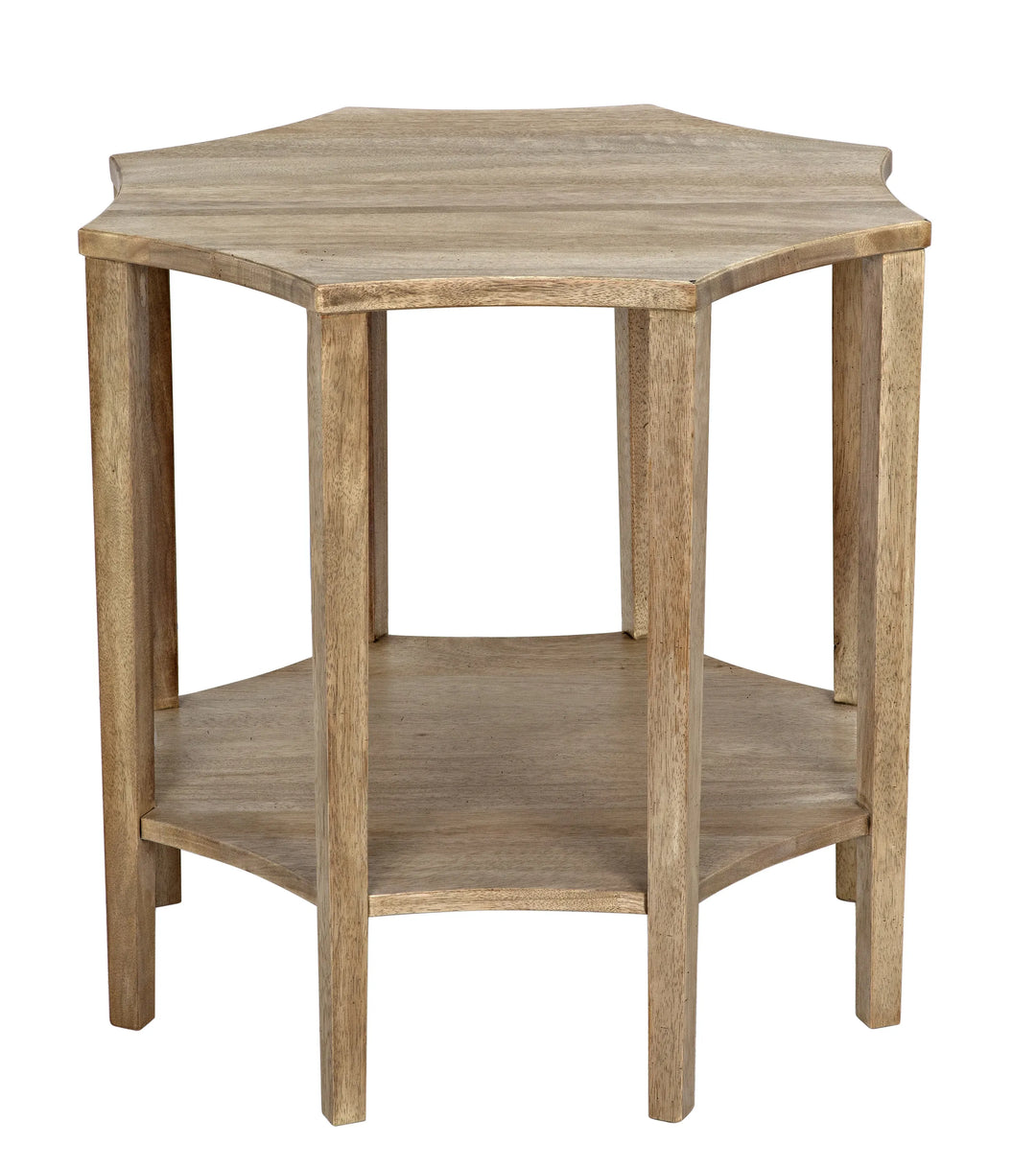 American Home Furniture | Noir - Ariana Side Table, Washed Walnut