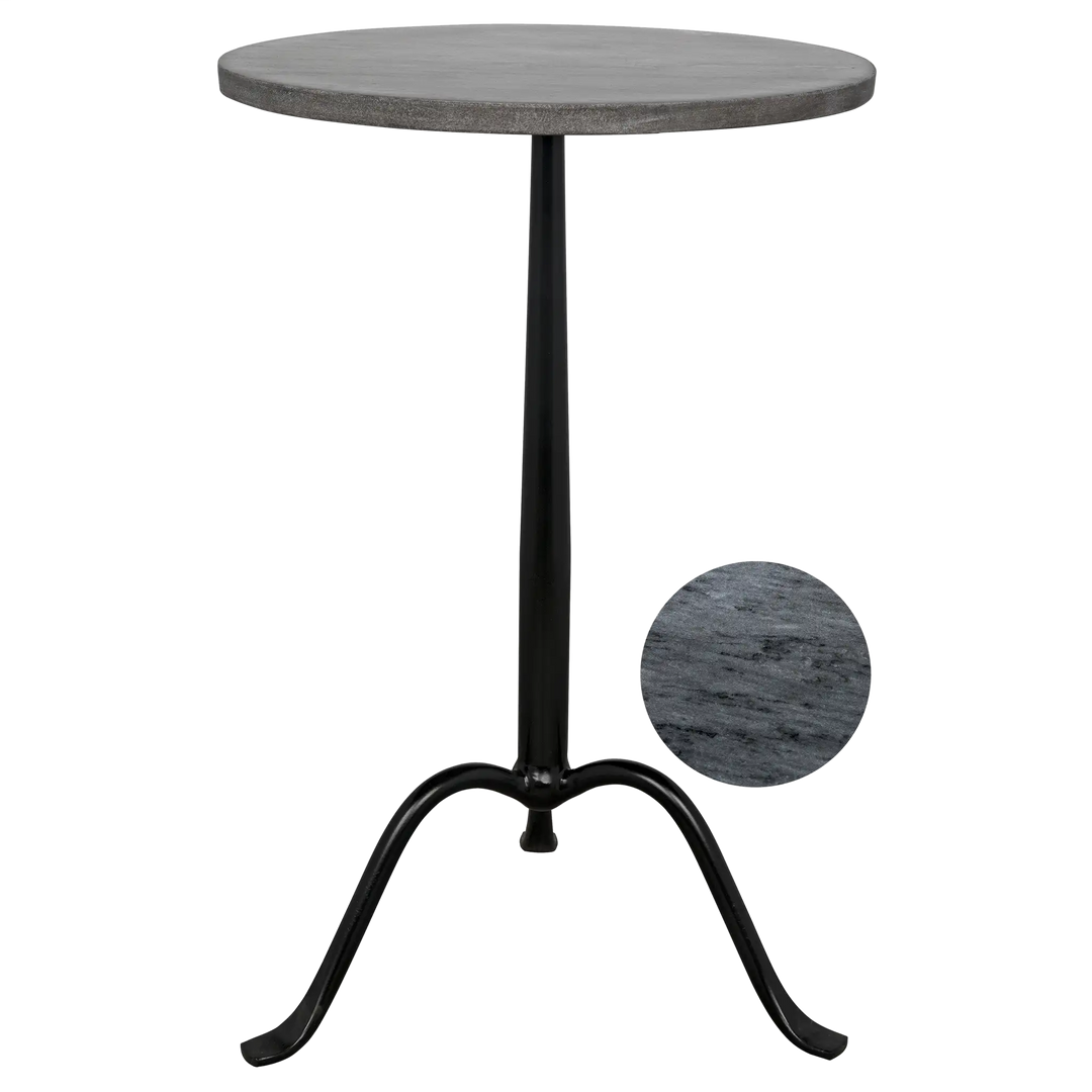 American Home Furniture | Noir - Cosmopolitan Side Table - Matte Black