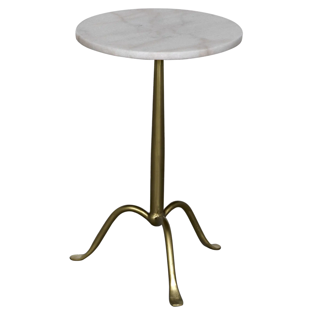 American Home Furniture | Noir - Cosmopolitan Side Table - Antique Brass