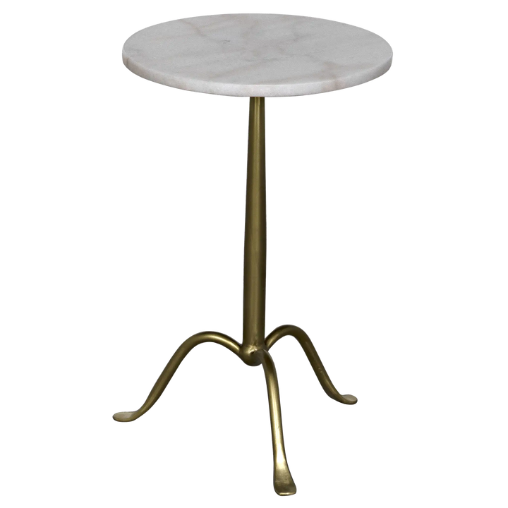 American Home Furniture | Noir - Cosmopolitan Side Table - Antique Brass