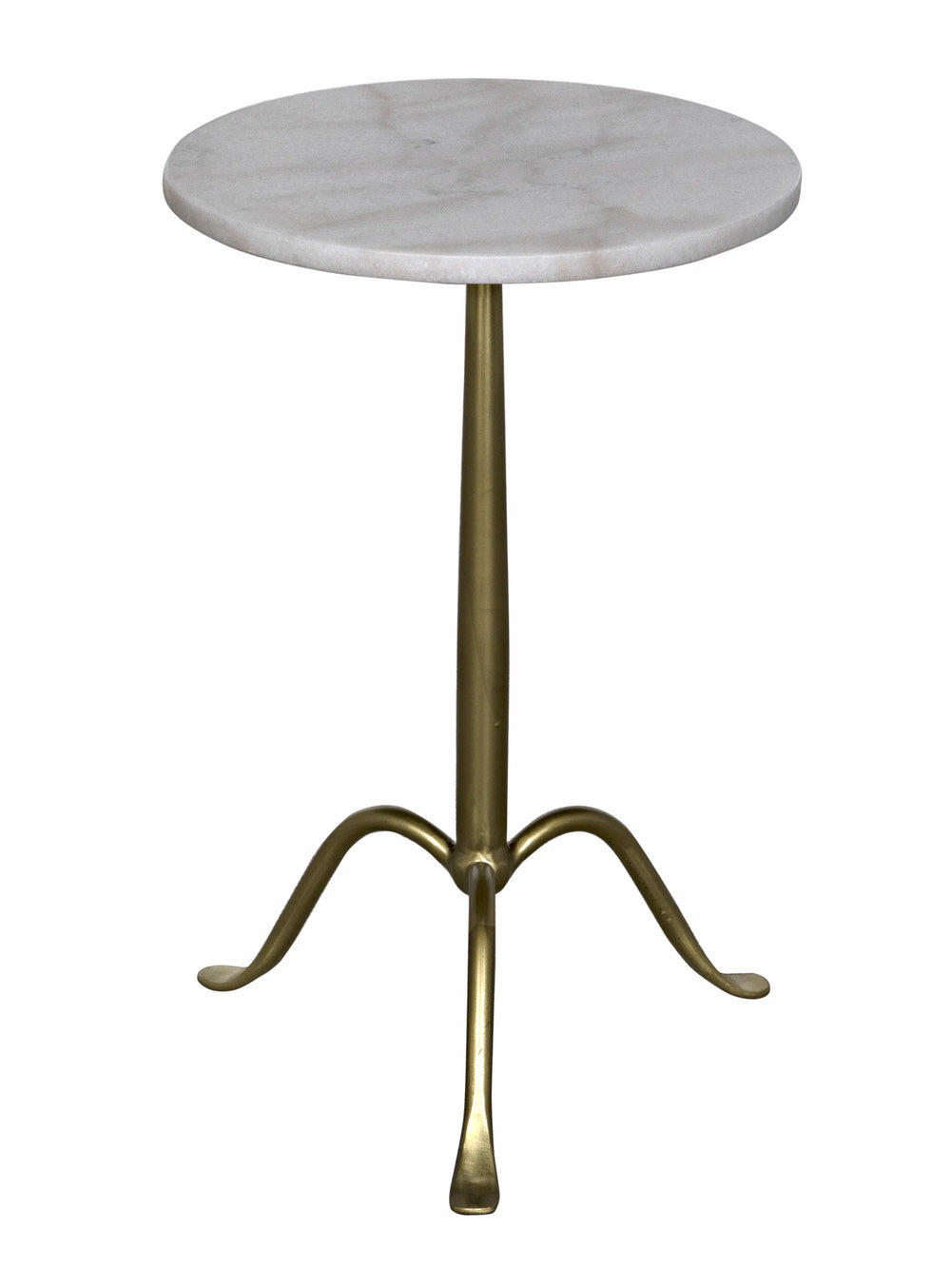 American Home Furniture | Noir - Cosmopolitan Side Table - Antique Brass