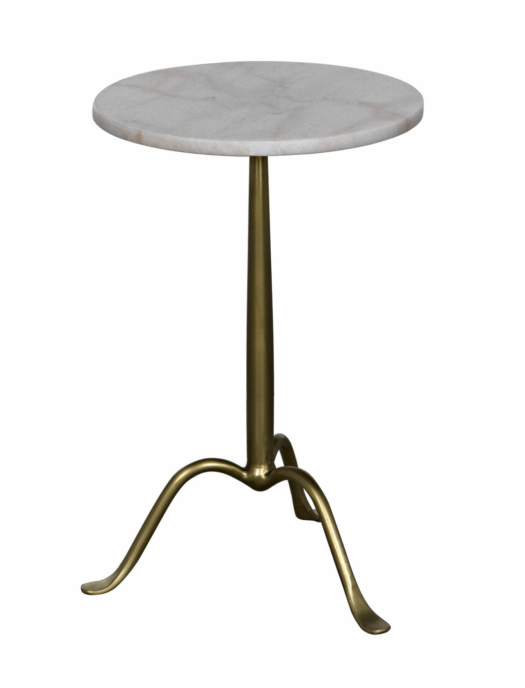 American Home Furniture | Noir - Cosmopolitan Side Table - Antique Brass