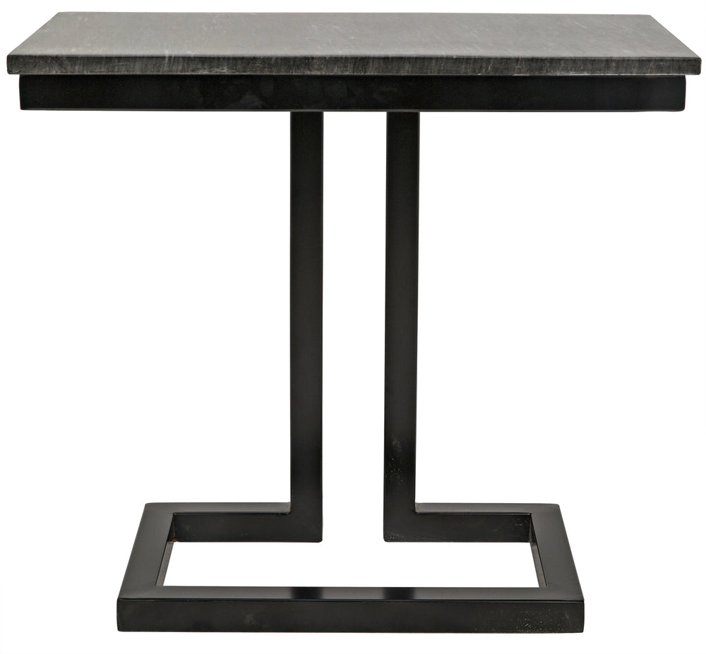 American Home Furniture | Noir - Alonzo Side Table - Matte Black