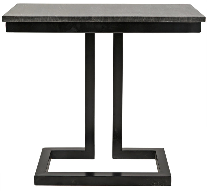 American Home Furniture | Noir - Alonzo Side Table - Matte Black