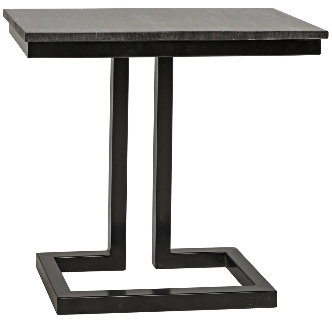 American Home Furniture | Noir - Alonzo Side Table - Matte Black