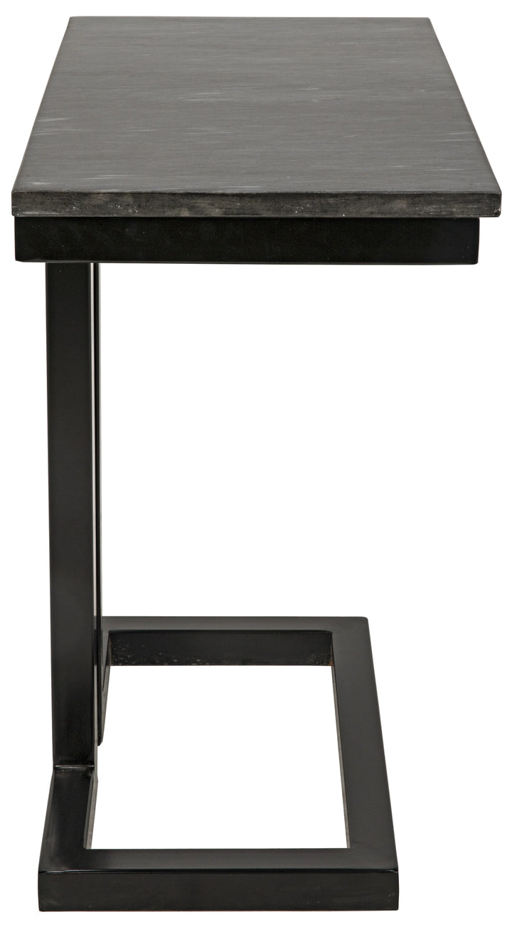 American Home Furniture | Noir - Alonzo Side Table - Matte Black