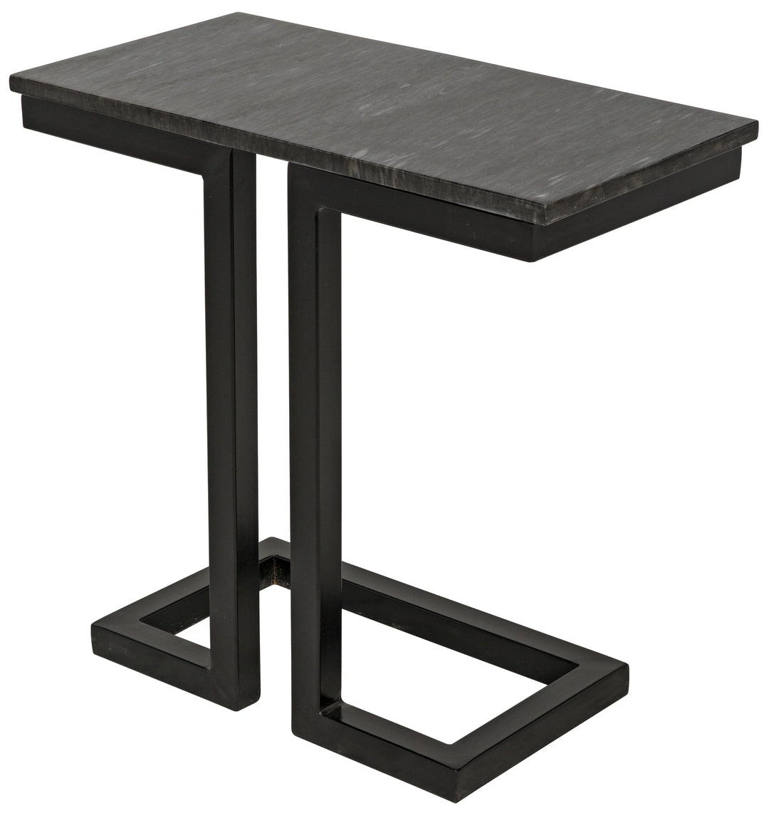 American Home Furniture | Noir - Alonzo Side Table - Matte Black