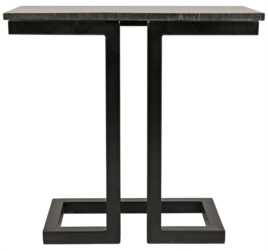 American Home Furniture | Noir - Alonzo Side Table - Matte Black