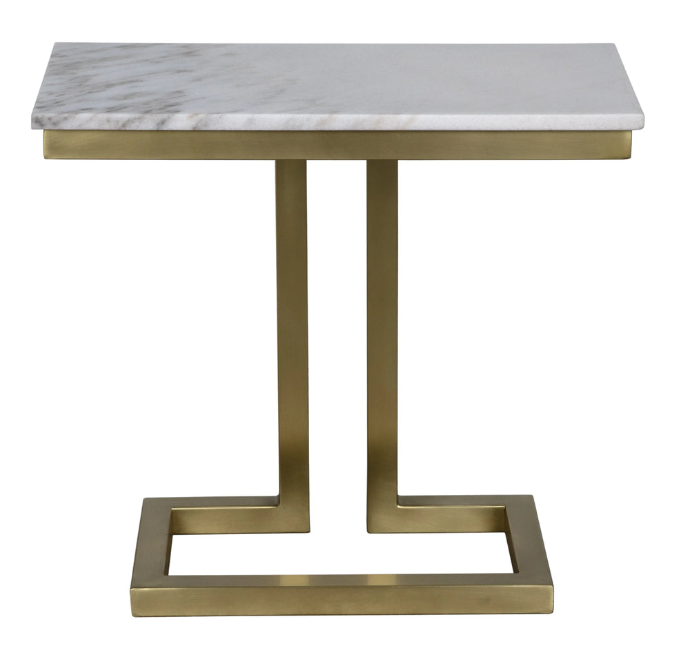 American Home Furniture | Noir - Alonzo Side Table - Antique Brass