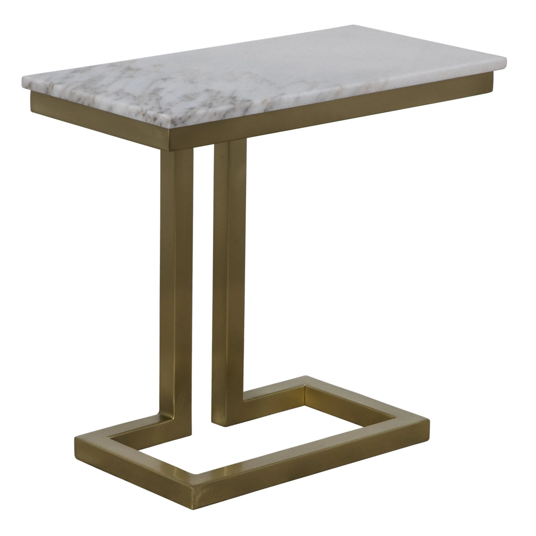 American Home Furniture | Noir - Alonzo Side Table - Antique Brass