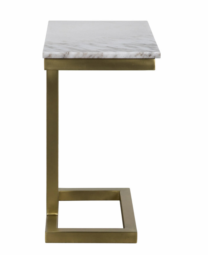 American Home Furniture | Noir - Alonzo Side Table - Antique Brass