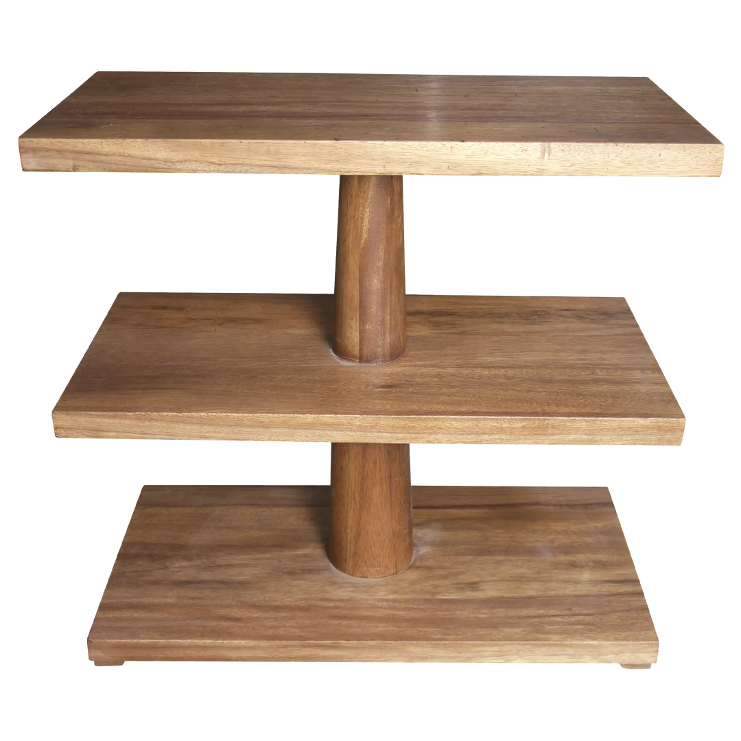 American Home Furniture | Noir - Fatima Side Table, Dark Walnut