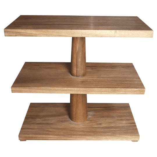 Noir Fatima Side Table, Dark Walnut ACCENT TABLES