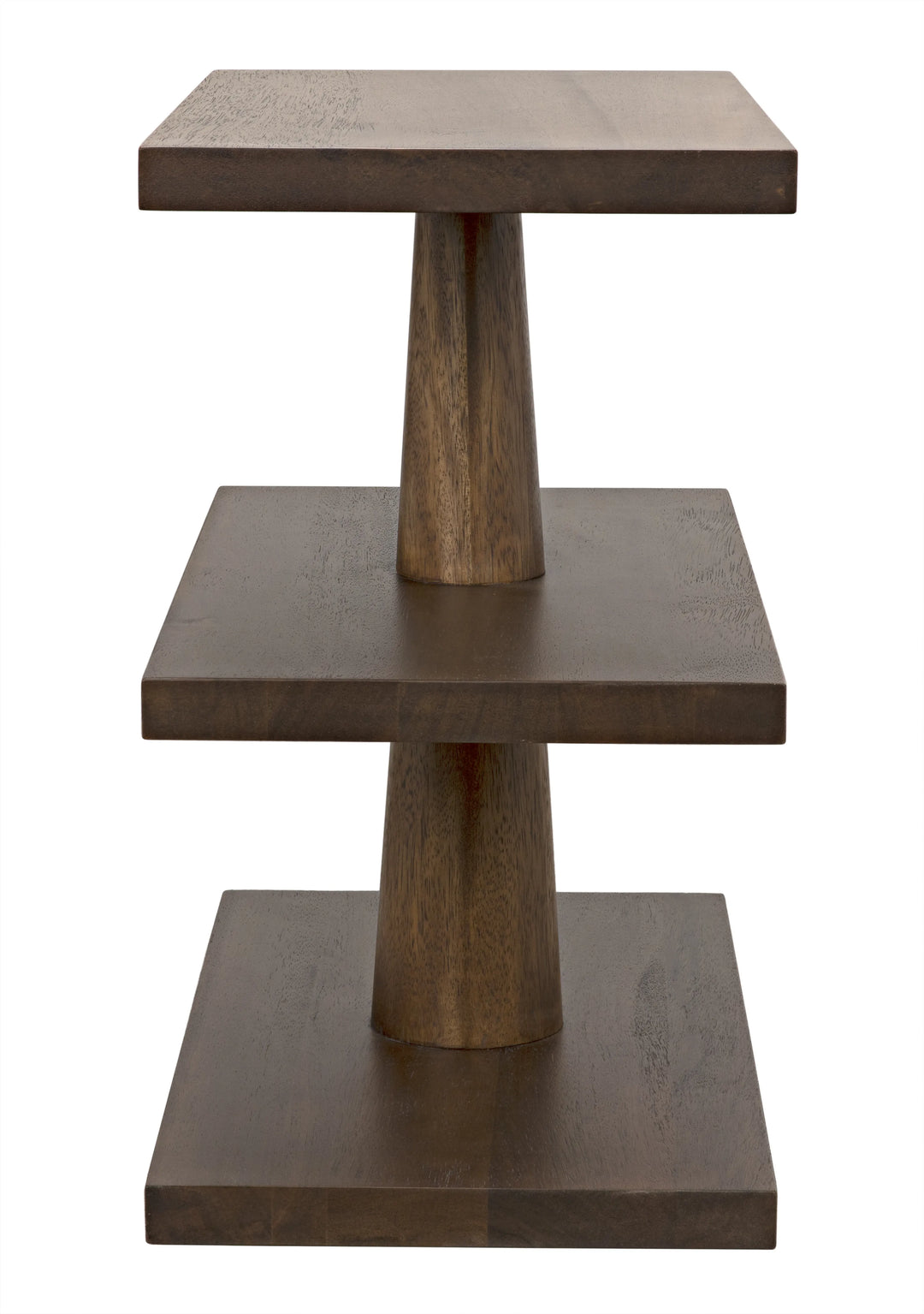 American Home Furniture | Noir - Fatima Side Table, Dark Walnut