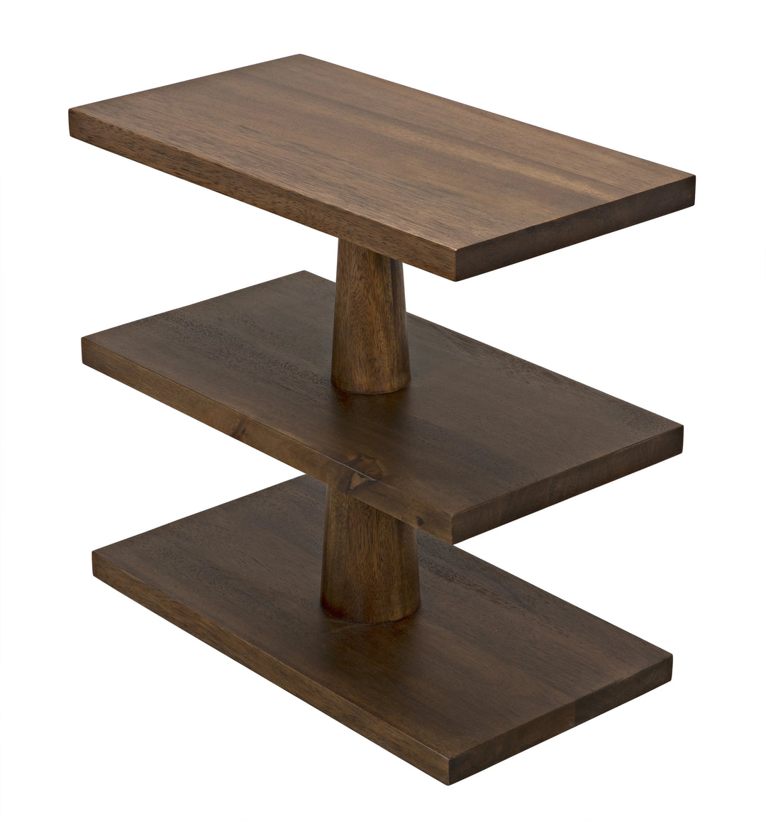 American Home Furniture | Noir - Fatima Side Table, Dark Walnut