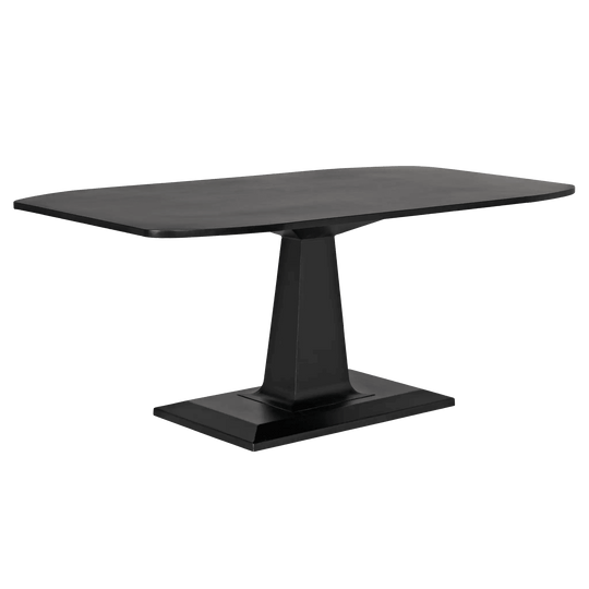 Noir Amboss Dining Table, Black Steel DINING TABLES