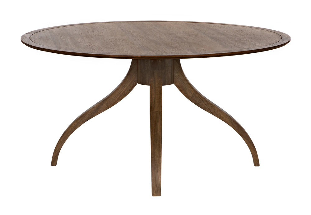 American Home Furniture | Noir - Vera Dining Table, Dark Walnut