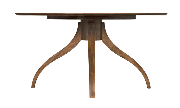 American Home Furniture | Noir - Vera Dining Table, Dark Walnut