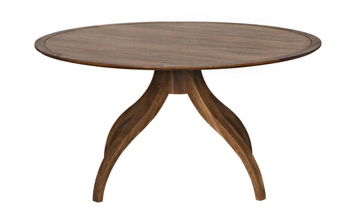 American Home Furniture | Noir - Vera Dining Table, Dark Walnut