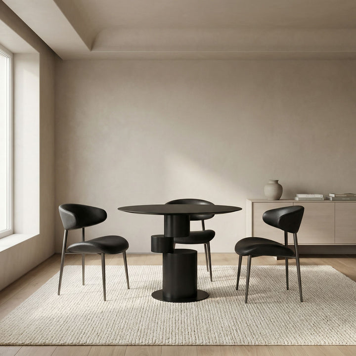 Noir - Nola Metal Table - GTAB5005MTB