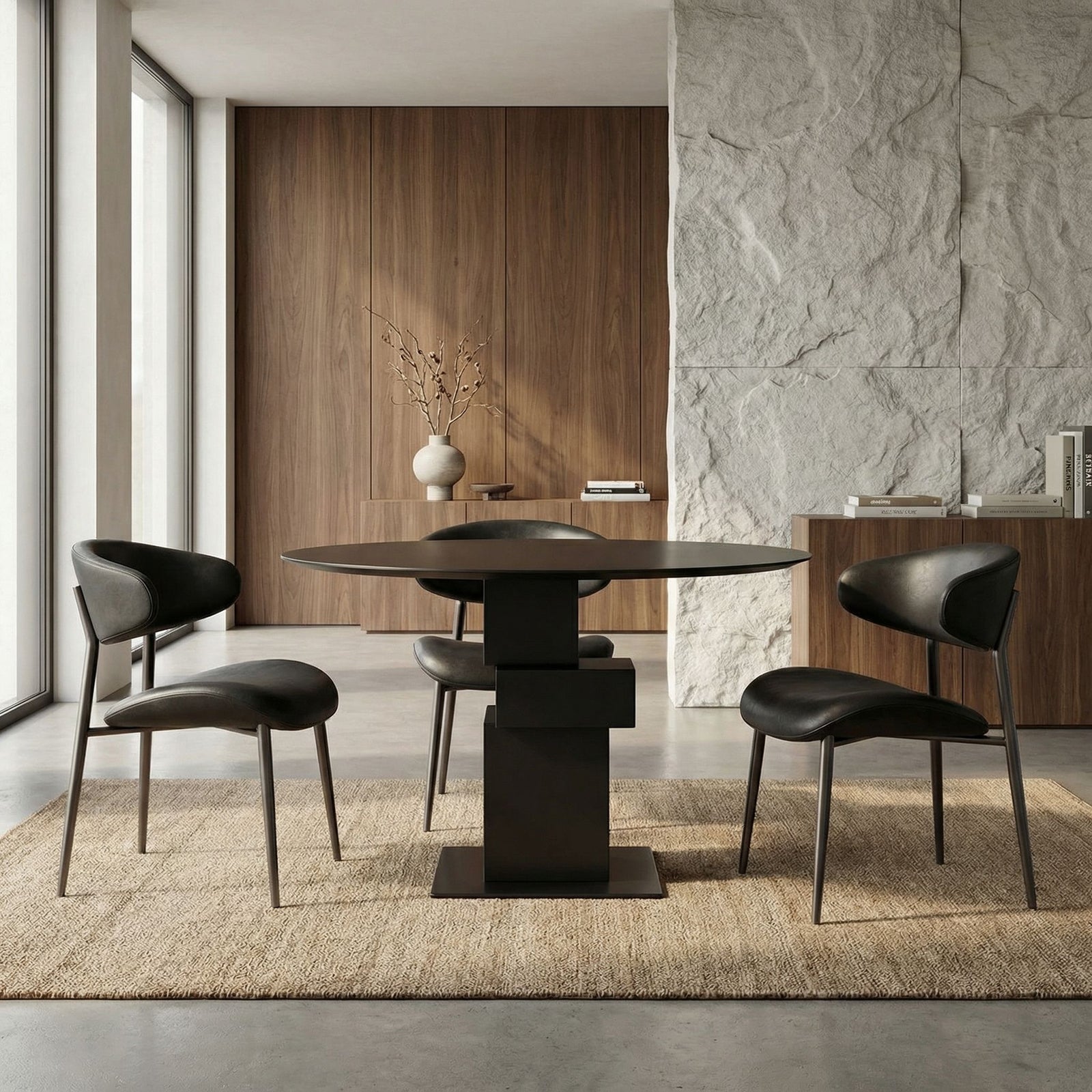 Noir - Speer Metal Table - GTAB5006MTB