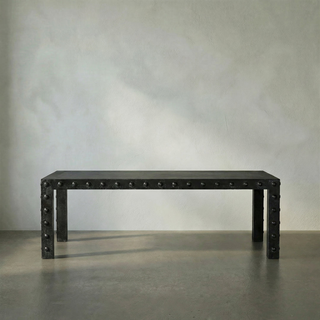 Noir - Didier Dining Table, Black Walnut - GTAB5007BKW