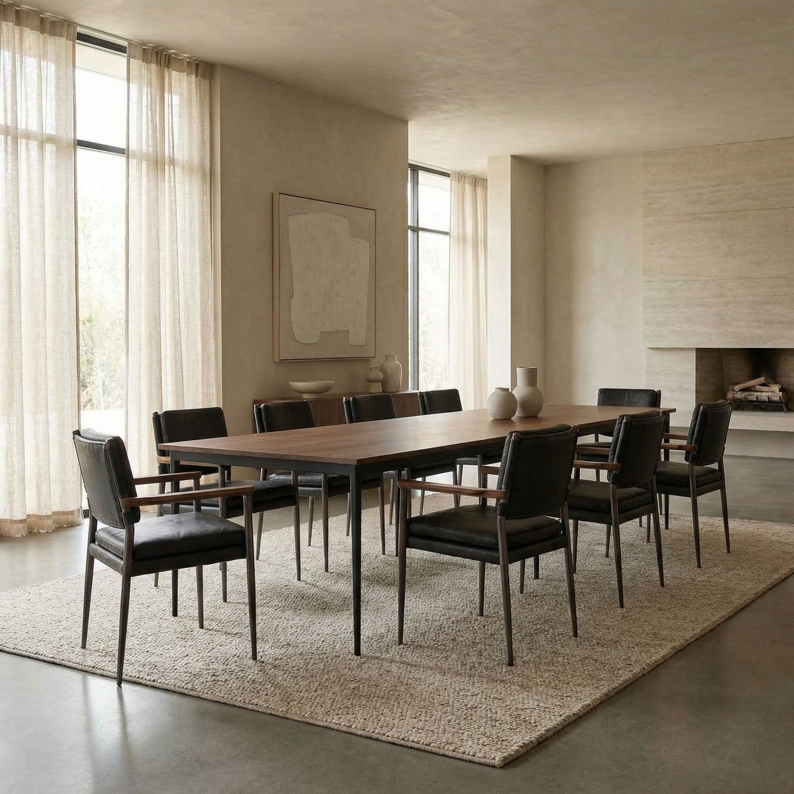 Noir - Boylen Dining Table - GTAB5011DW