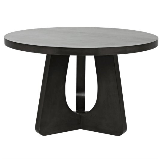 Noir Nobuko Dining Table, 48" Diameter, Pale DINING TABLES
