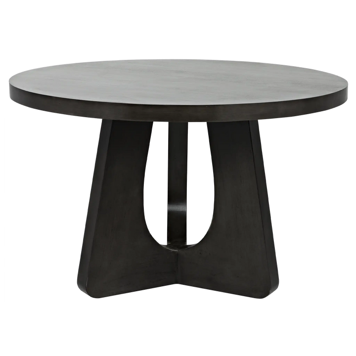 American Home Furniture | Noir - Nobuko Dining Table, 48" Diameter, Pale