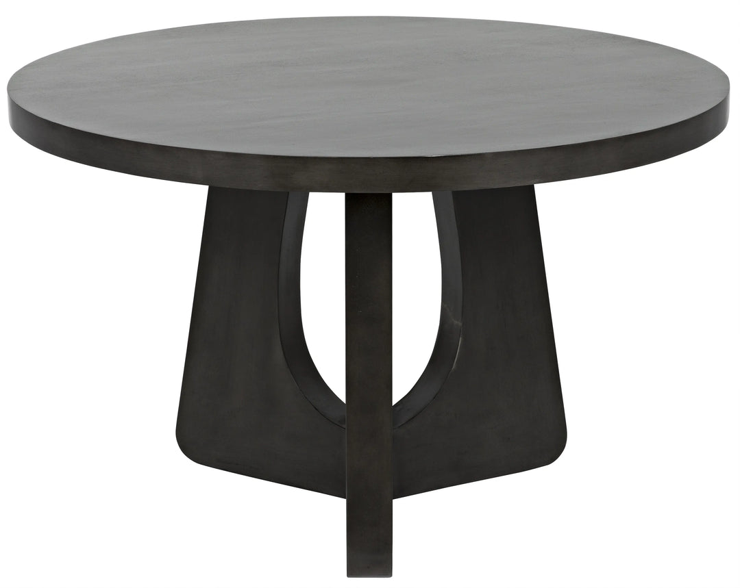 American Home Furniture | Noir - Nobuko Dining Table, 48" Diameter, Pale