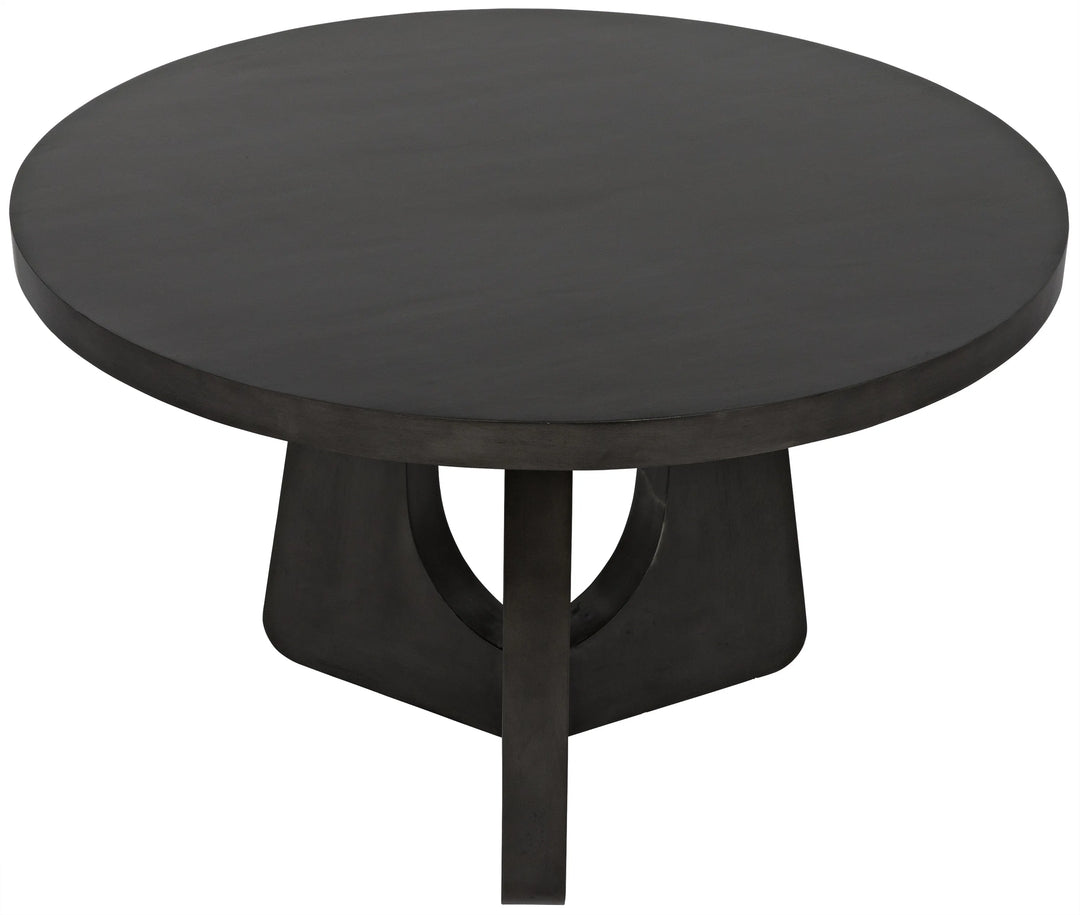 American Home Furniture | Noir - Nobuko Dining Table, 48" Diameter, Pale