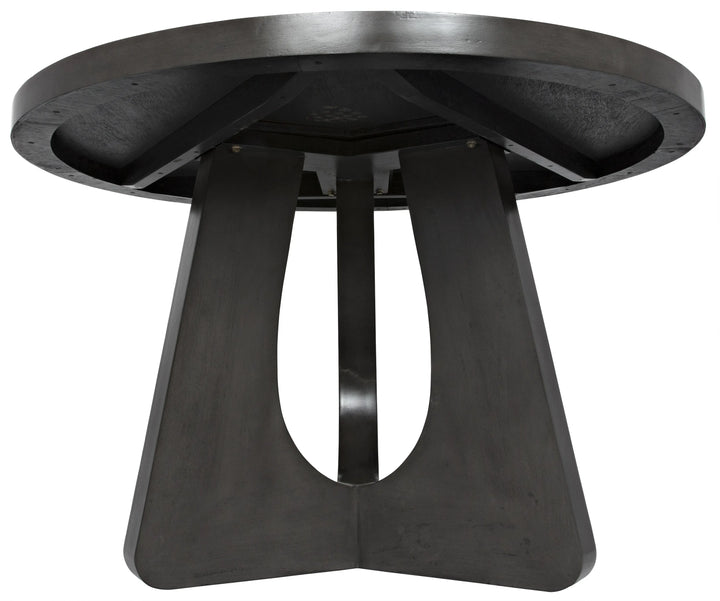 American Home Furniture | Noir - Nobuko Dining Table, 48" Diameter, Pale