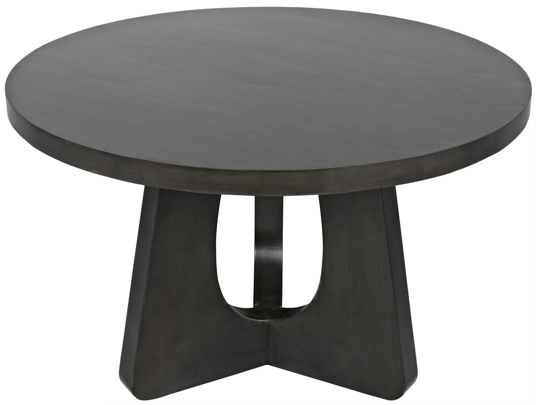 American Home Furniture | Noir - Nobuko Dining Table, 48" Diameter, Pale